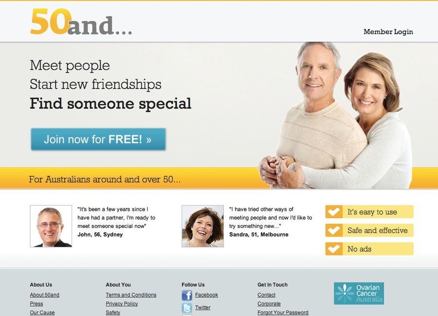 free dating websites for 50+